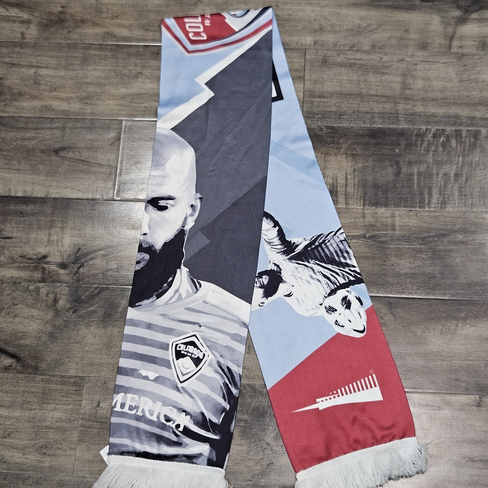 Fan Scarf - Red, Blue, Gray